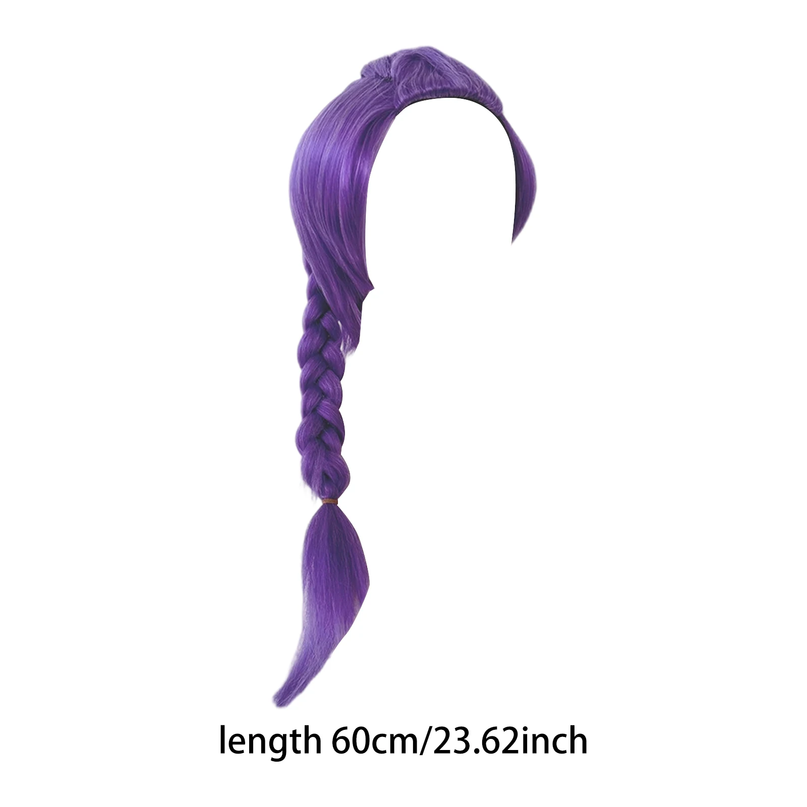 33,5 pollici Kid Anime Kpop Demon Hunters Parrucche Cosplay per Rumi Mira Zoey Parrucche Cosplay Cap Natale Halloween Viola Lunga Treccia Parrucca