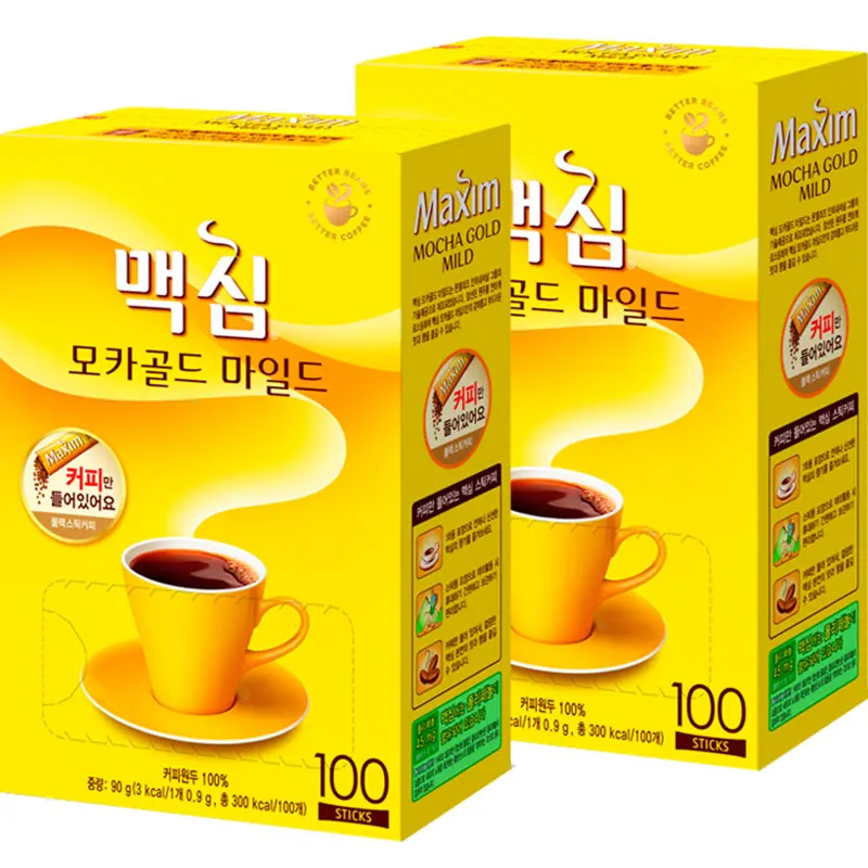 Maxim Mocha Gold Black Coffee Only 100t X 2 Pieces (Coffimixx)