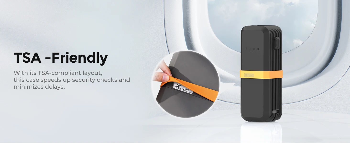 SIKAI Silicone Powebank Case for Anker Prime Power Bank (20K, 220W) Shockproof Cover with Cable Organizer Ring Lanyard Hole