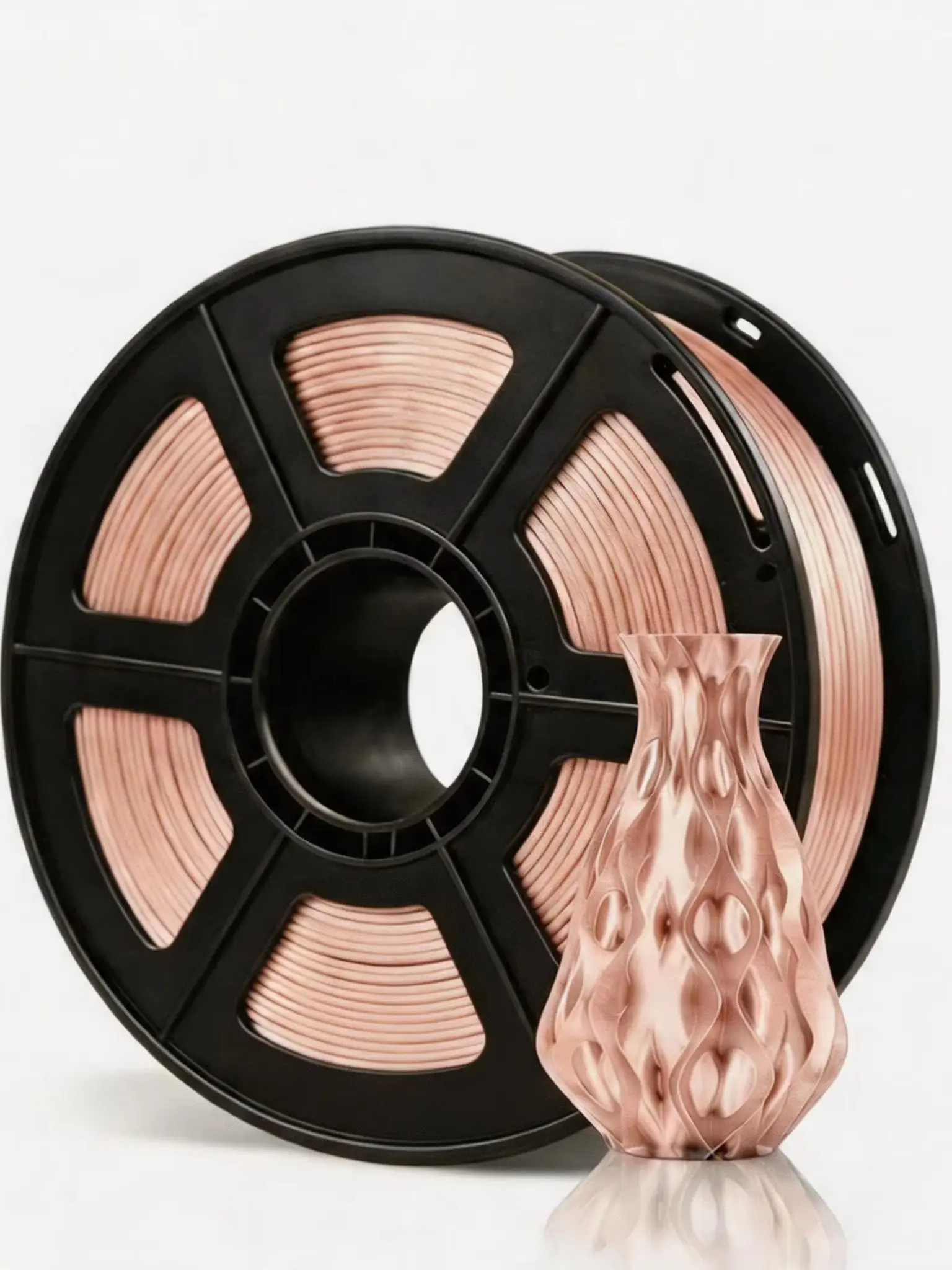 High Gloss Silk PLA 3D Printer Filament 250g, Consistent Roundness, Smooth Feeding, Less Clogging for Long Duration Printing