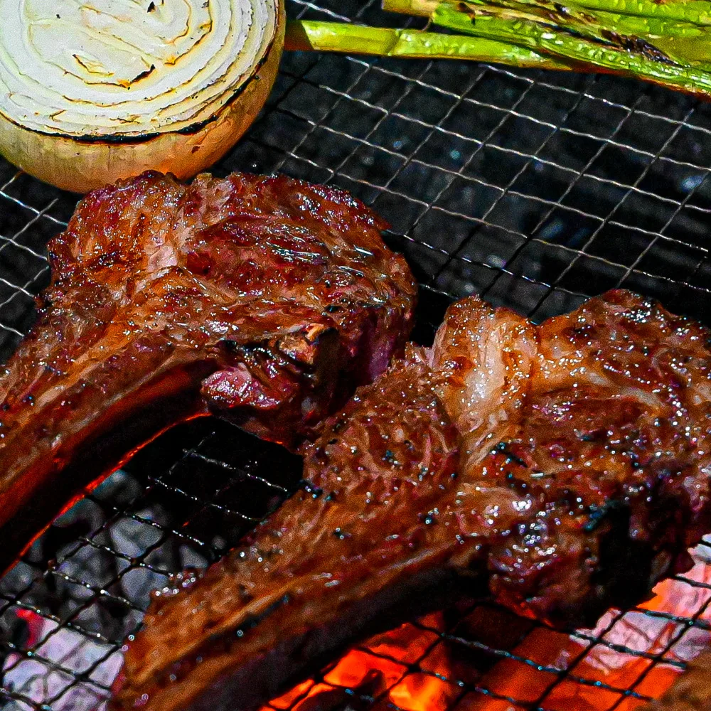 رف كتف أضلاع الضأن الأسترالية الفاخرة من لحم رام 400 جرام لحم الضأن الصغير للتخييم واستخدام الشواء في الانتقال لمنزل جديد