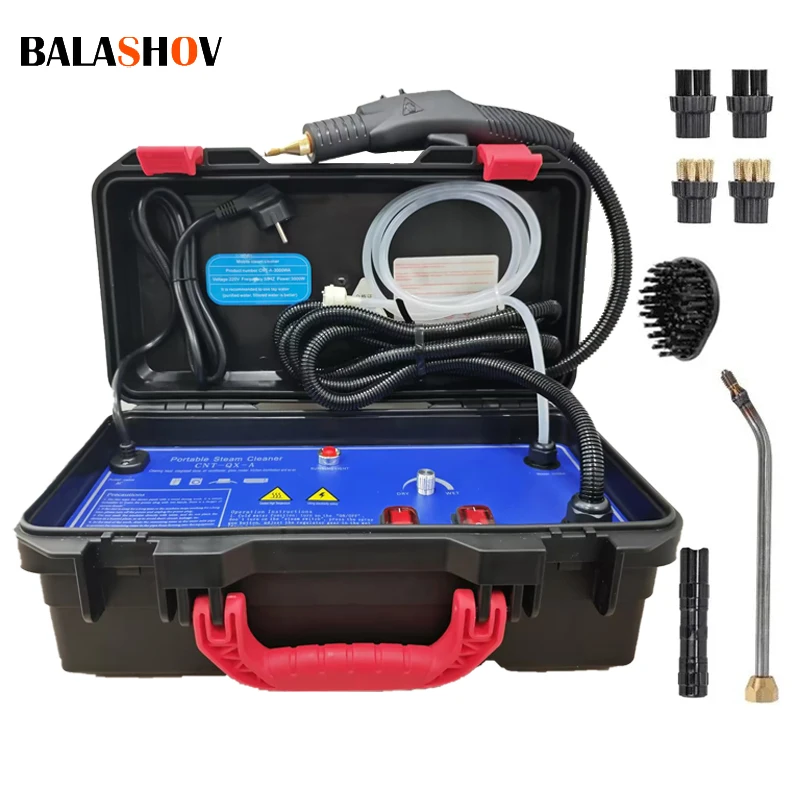 Steam Cleaner Home Handheld Cleaning Machine for Kitchen Air Conditioner Portable 3000W High Steamer Cleaner for Car Auto