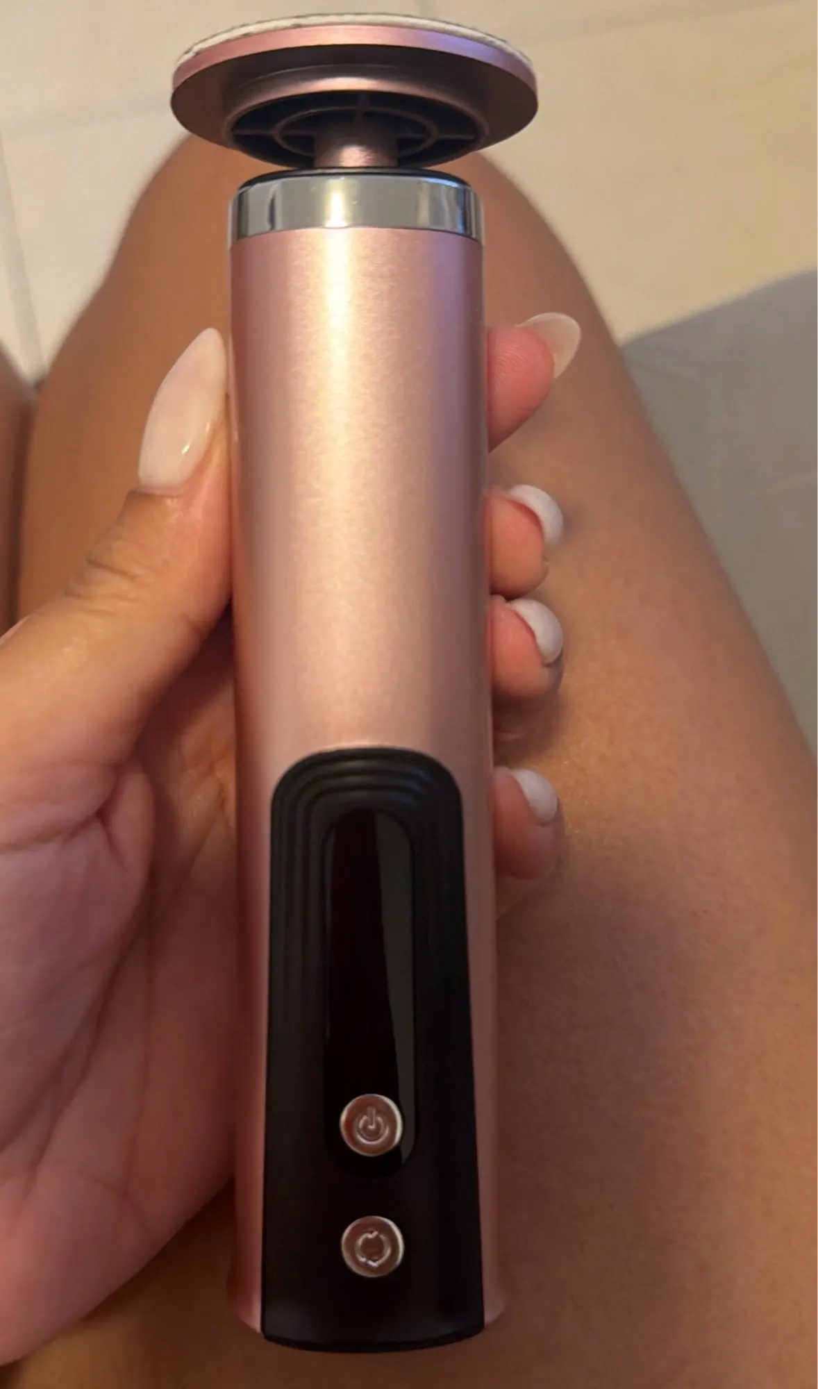 Customer photo of the Morti Heel Buffer