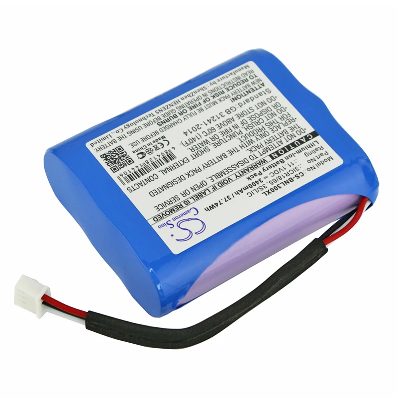 Battery for Bang & Olufsen  BeoPlay A3 3ICR18/65, 3S/LIC 11.1V/3400mAh