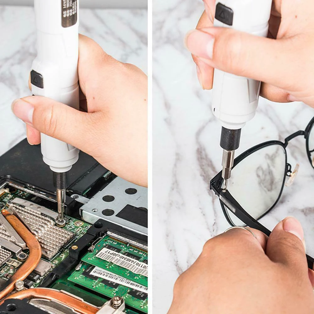 STONEGO 3.6V USB Wireless Electric Screwdriver Rechargeable Lithium Battery Pen Type Micro Precision Electric Screwdriver Set