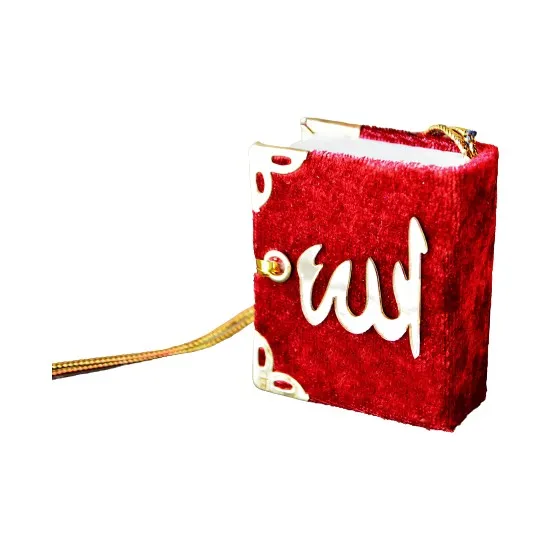 45 Pcs Mini Velvet Covered Quran Mixed Color Gift Mevlüt Funeral Wedding Favors Islamic Arab Turkish Special Days Religious