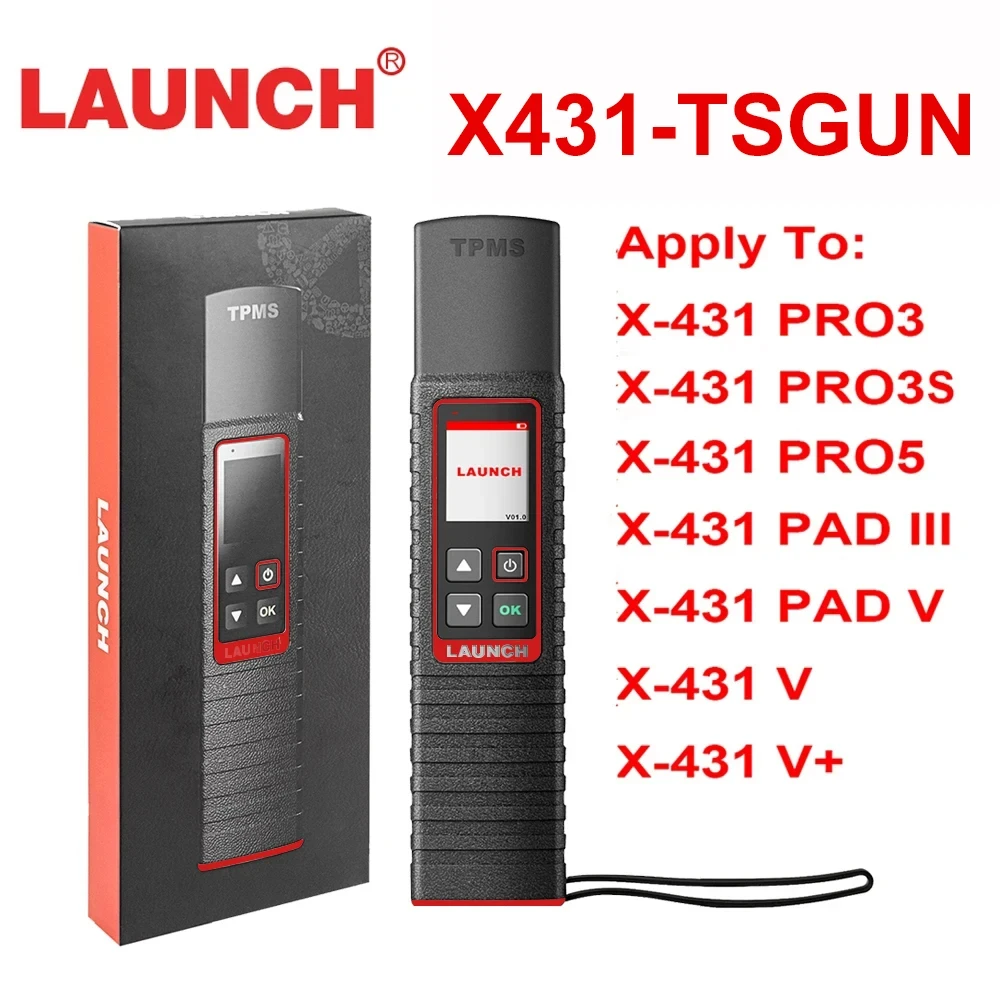 Launch X431 TSGUN TPMS 315/433 MHZ 2in1 RF-Sensor X-431 TSGUN Car Tire Pressure Sensor Detector Programming Diagnostic Tool