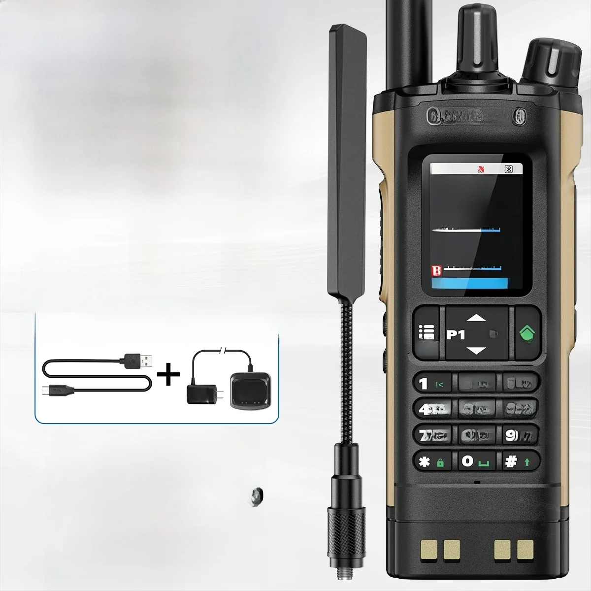 BAOFENG UV-32 GPS Air Band Walkie Talkie Lange afstand 10W Multi Band Bluetooth Programmering Draadloze kopieerfrequentie Tweerichtingsradio - afbeelding 2