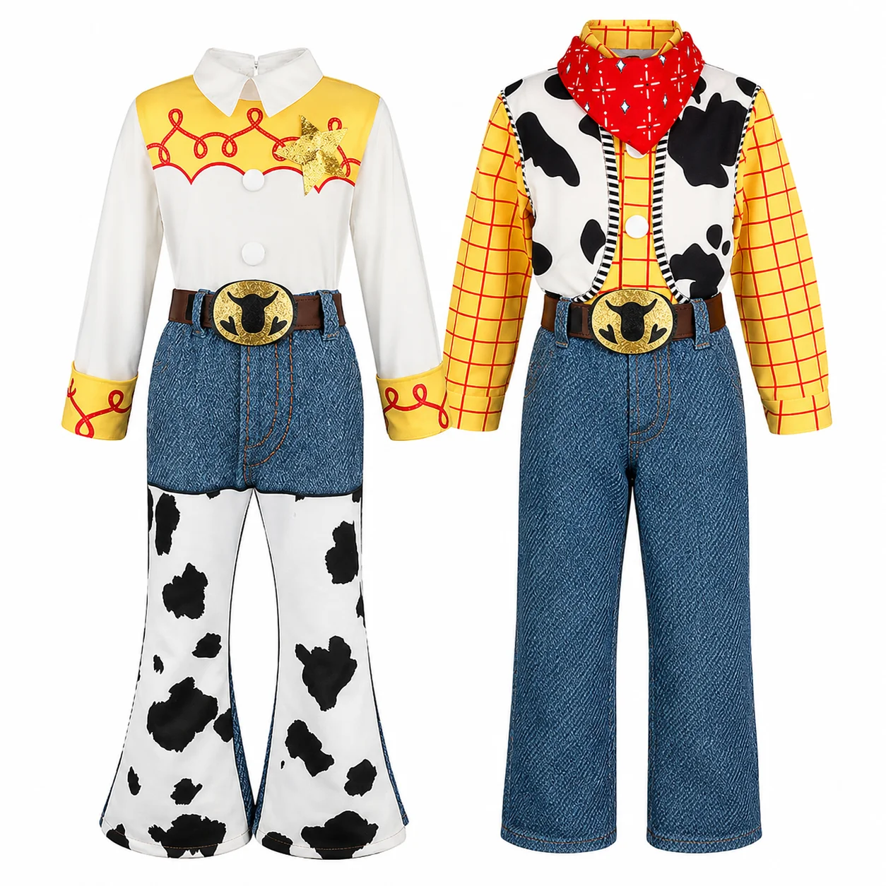 New Children's Role-Playing Set Halloween Cosplay Dress-Up Costume Carnival Cowboy Dress-Up Party Toys Stage Performance