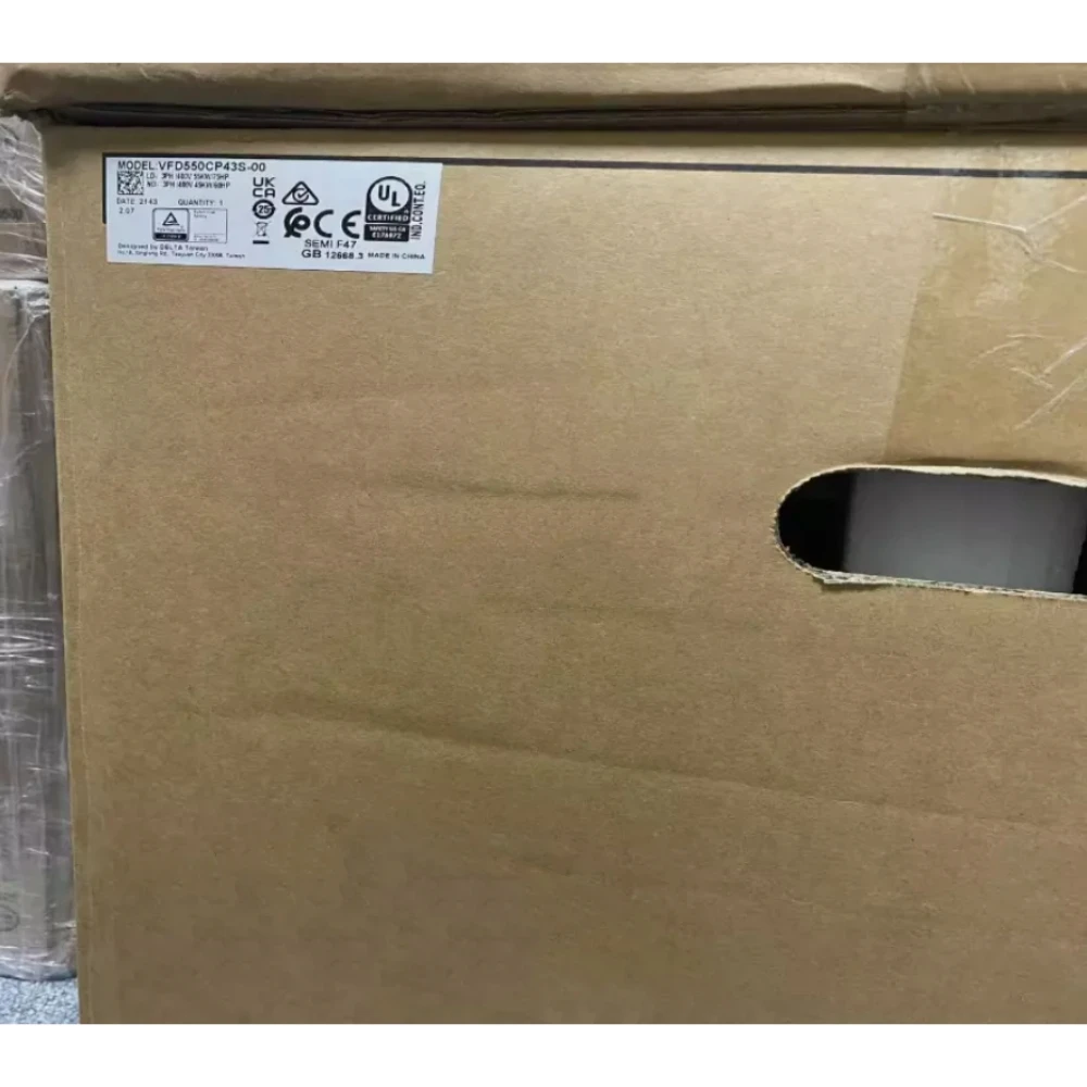 

Brand New Genuine Product VFD450CP43S-00 380V45KW VFD550CP43S-00 380V55KW VFD750CP43B-00 380V75KW VFD900CP43A-00 380V90KW