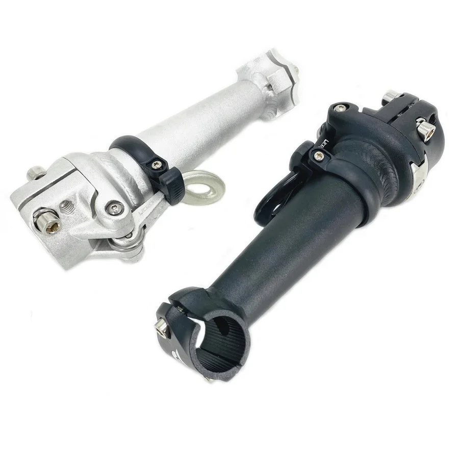 AliExpress NONE Kids Bicycle Folding Bike Aluminum Alloy Stem 15cm Right Folding Stem Double Bolt Fixing Stem Handlebar 25.4mm Fork 28.6mm