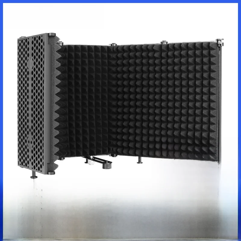 Depusheng-Microfone Tela Isolamento Hood Shield, Profissional Estúdio Gravação Filtro, Vento Tela