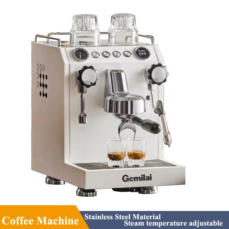 15BAR Espresso Semi-Automatic Commercial Coffee Machine Household Steam Milk Foam Machine With Adjustable Steam Temperature