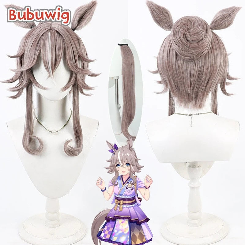 

Синтетический парик Bubuwig Wonder Acute для косплея Uma musume: Pretty Derby Wonder Acute, 40 см, короткий, смешанный коричневый, термостойкий.