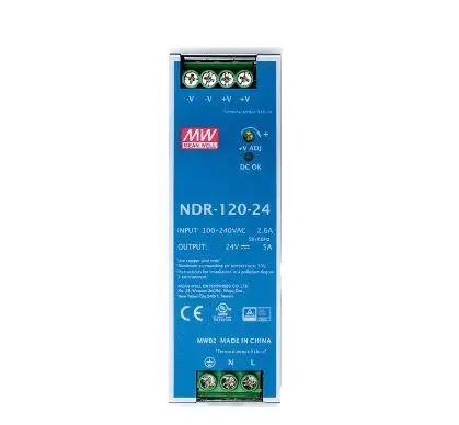 Switching power supply NDR-120-24 120W | 24V | 90-264VAC/127-370VDC