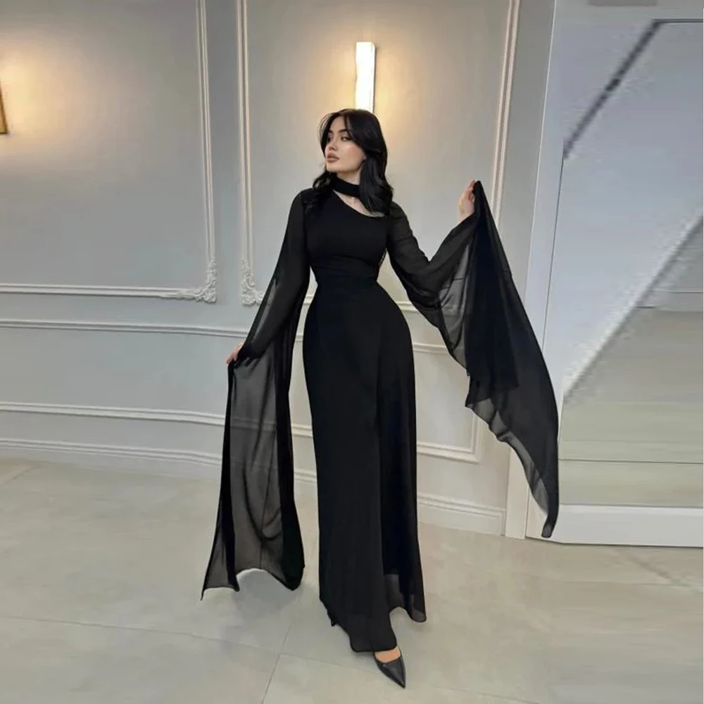

Long Evening Dresses for Girls Strapless Corset Prom Dress for Women Cape Sleeves Formal Party Dress Floor Length Cocktail Gowns