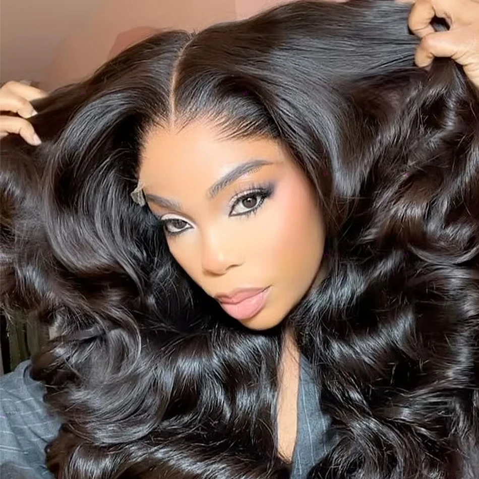 الجسم موجة خصلات الشعر المستعار الإنسان 13x6 Hd الدانتيل الباروكات الأمامية 250 الكثافة 12A موجة فضفاضة الدانتيل الجبهة الباروكات 100% الشعر البشري قبل قطعها #1