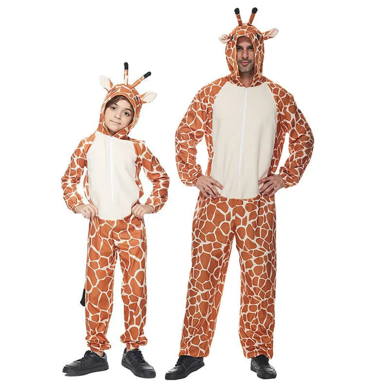 Toddler Giraffe Costume for Kids Adult Giraffe Costume Animal Onesies Halloween Costumes