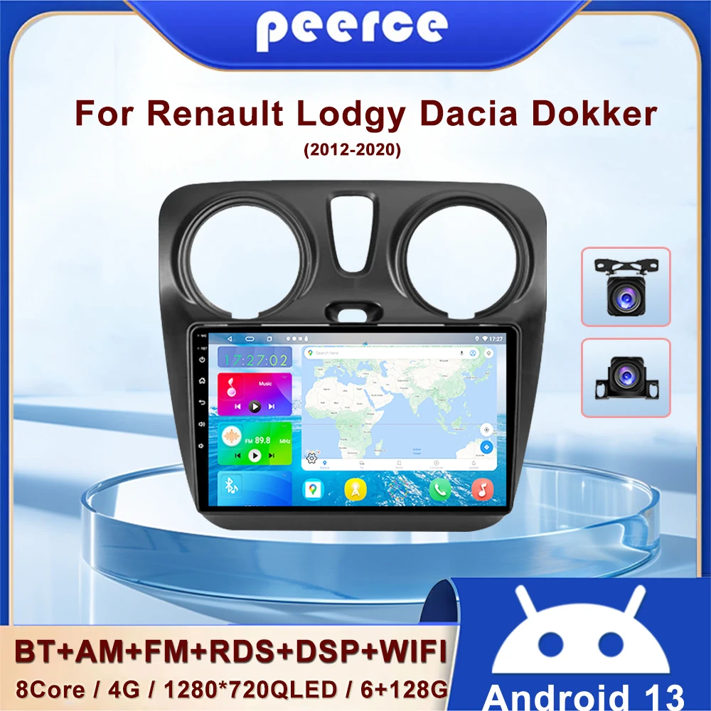 Schéma de Branchement d’un Autoradio Double DIN Chinois pour Renault Lodgy et Dacia Dokker (2012–2020)