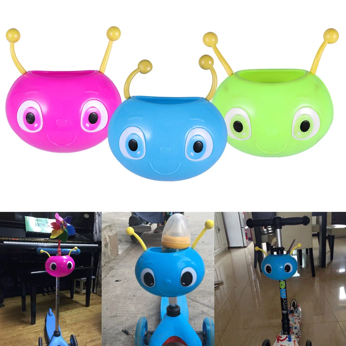 AliExpress Children Scooter Cartoon Basket Cycling Basket Bike Accessories Girl Scooter Storage Childrens Bike