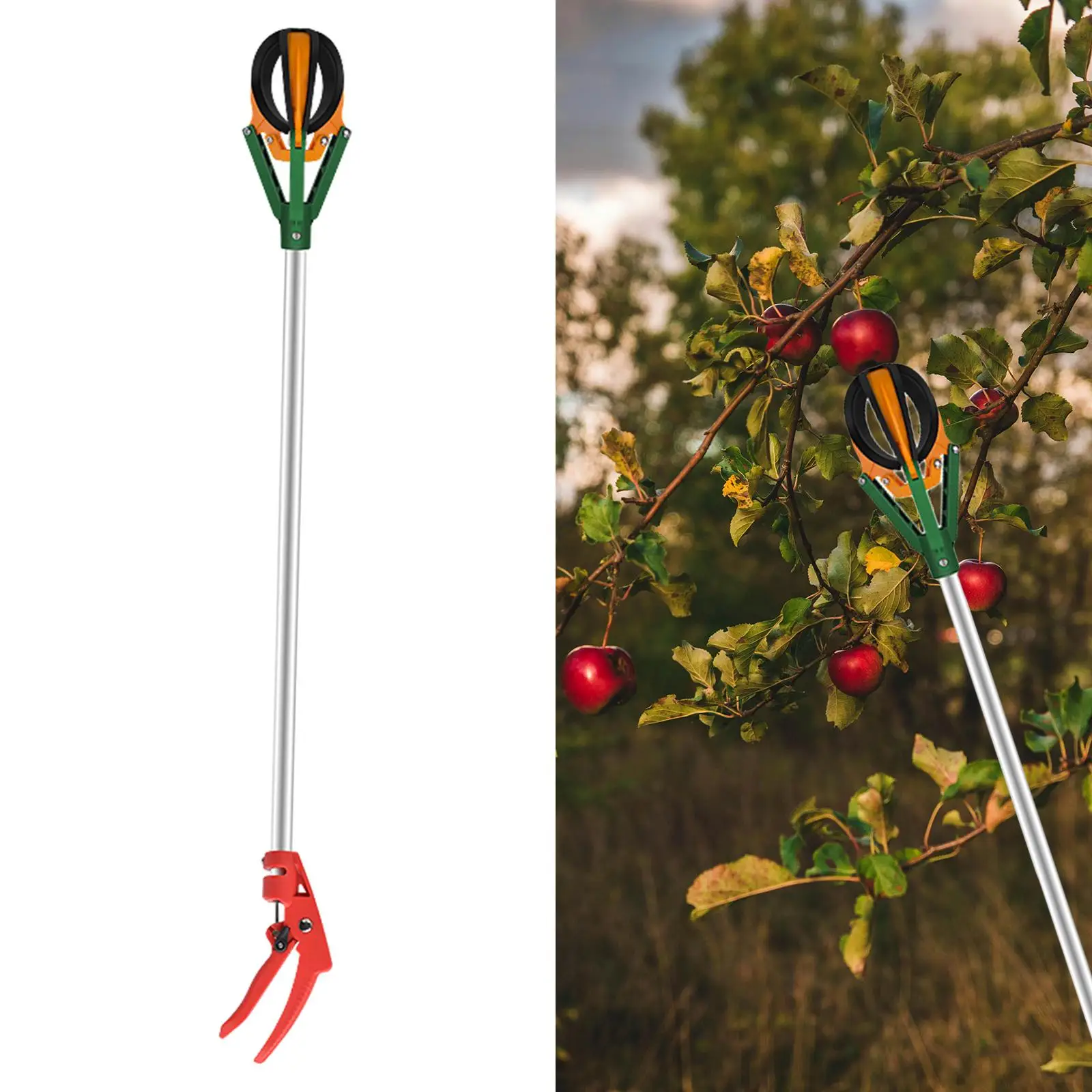 

High-Altitude Fruit Picking Device Three-Claw Fruit Picker For Picking Pears Pomegranates Apples Pomelos Multi-Functional