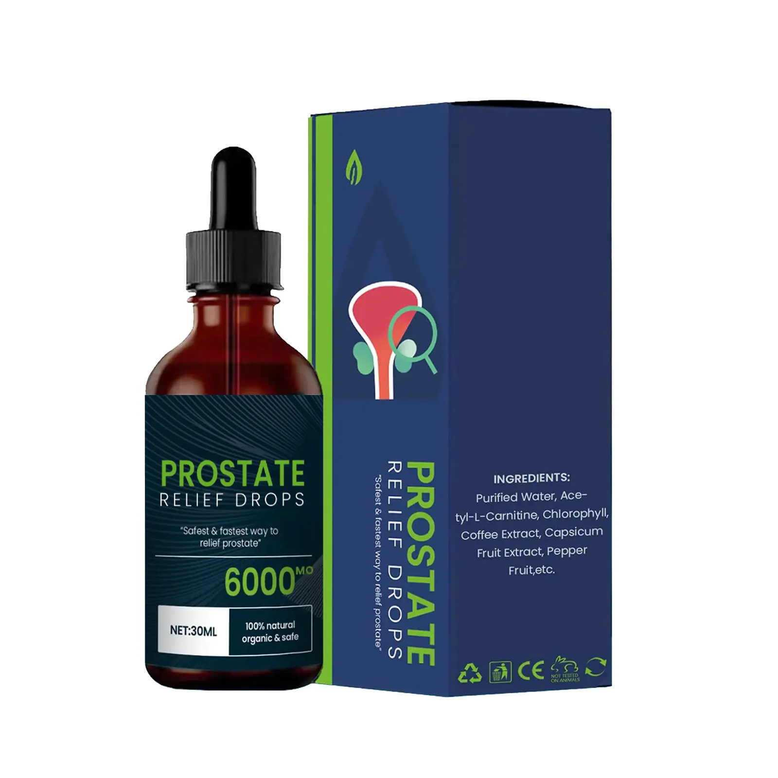 Prostate Treatment Drops Relieve Urethritis Prostatitis Improve Kidney Function Frequent Urination Urgency Enhance Immunity Care