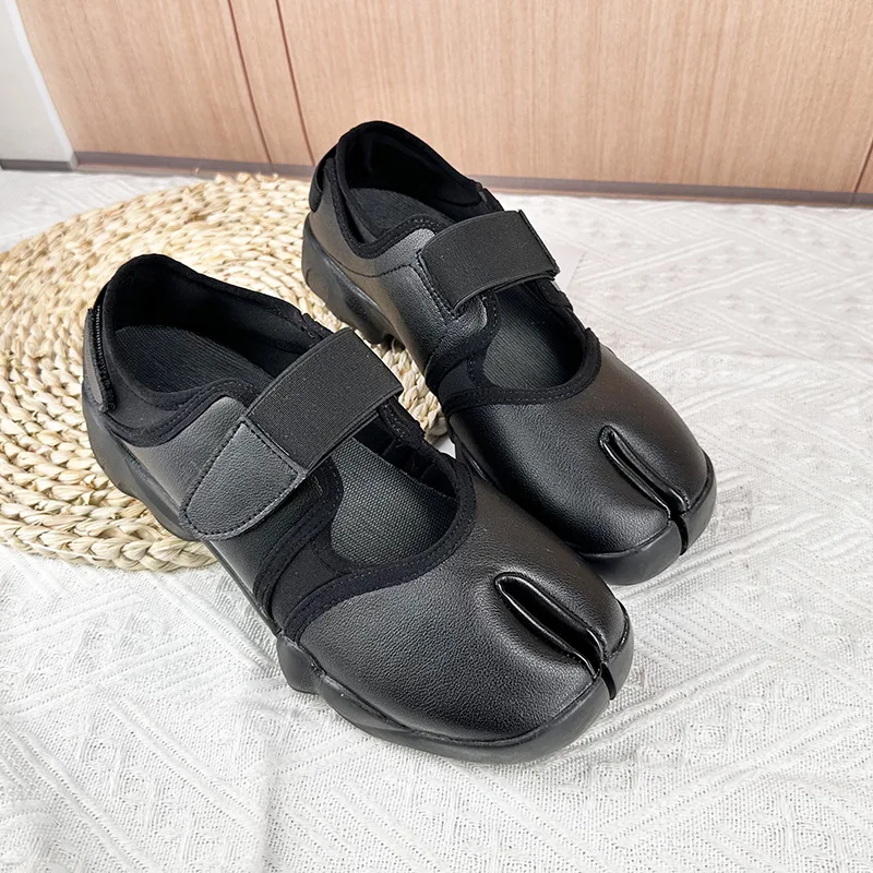 

Split Toe Mary Jane Flats for Women Comfortable Slip-On Tabi Shoes Unique Design Casual Footwear