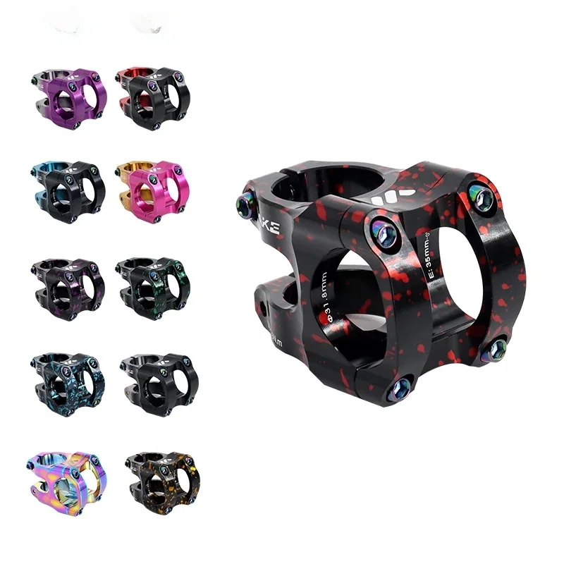 AliExpress wake Wake Mtb Power Stem Road Bike Mountain Bicycle Bridge Short Power 31.8mm 35mm Road Handlebar Table Adjustable Stem Riser Cycling