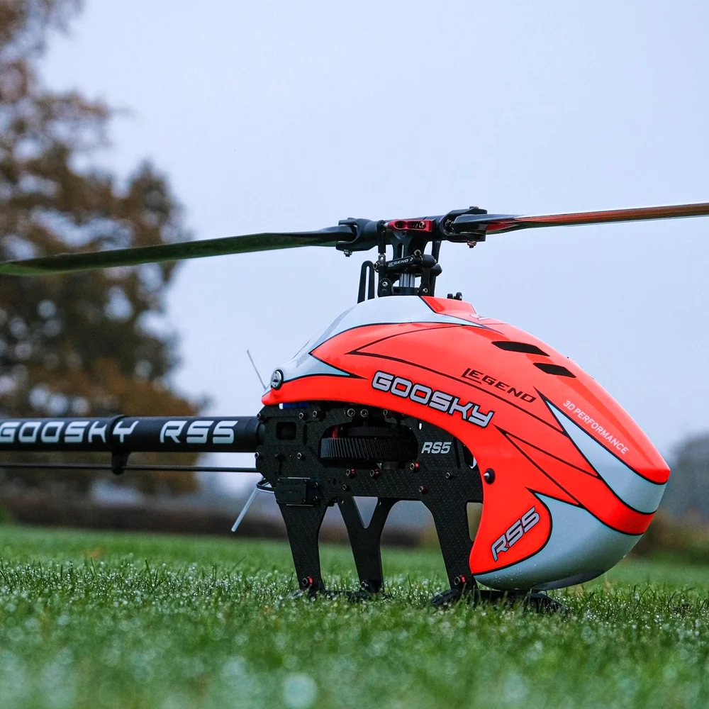 Goosky RS5 Rc helicóptero Legend 6CH 3D Flybarless Direct Drive Motor sin escobillas 550 clase RC helicóptero Kit versión sin electrónica