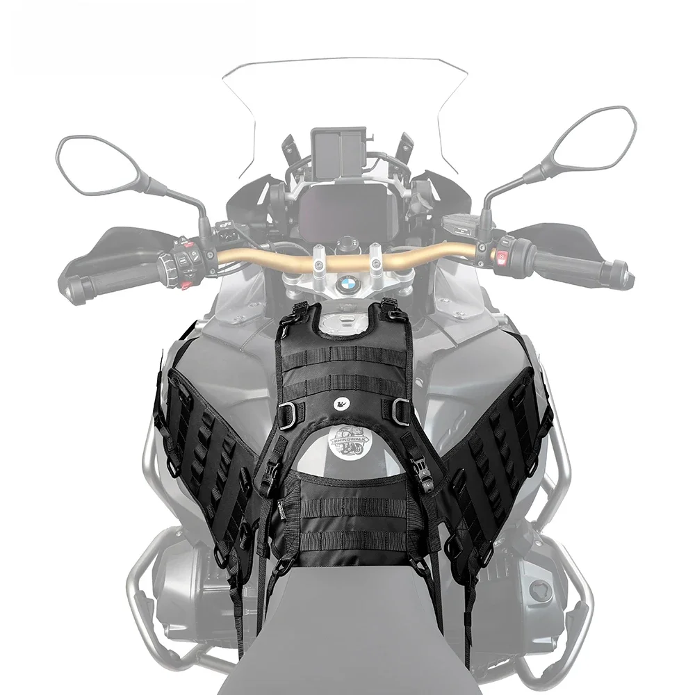 Rhinowalk motocyklowa kamizelka taktyczna podstawa torby na zbiornik motocrossowy i podstawa torby podsiodłowej przenośne akcesorium silnikowe do uniwersalnego silnika — zdjęcie 2