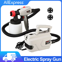 800W Electric & Airless Spray Gun Split Type Cordless Paint Sprayer Auto Furniture Steel coding Airbrush ML Detachable Tank