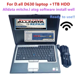 2022 Diagnostic laptop D630 4GB with 1tb hdd for Dell alldata software mitche.l 2015 atsg 2017software install well ready to use