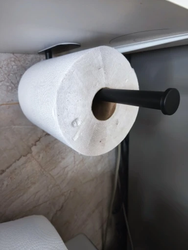 Kitchen Paper Towel Holder Adhesive Tissue Hanger Toilet Roll Paper Dispenser Cabinet Storage Napkin Rack Bathroom Accessories photo review