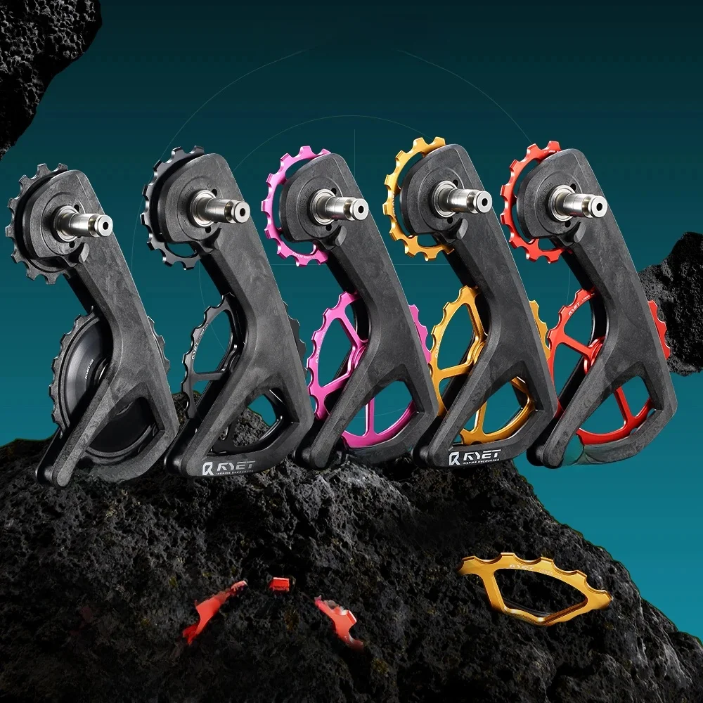 AliExpress RYET RS Full Ceramic Oversized Derailleur Pulley Wheel 13T-19T Pulley Wheel Fit For Shiman R7000 R8000 R8100 R9100 R9250 Part