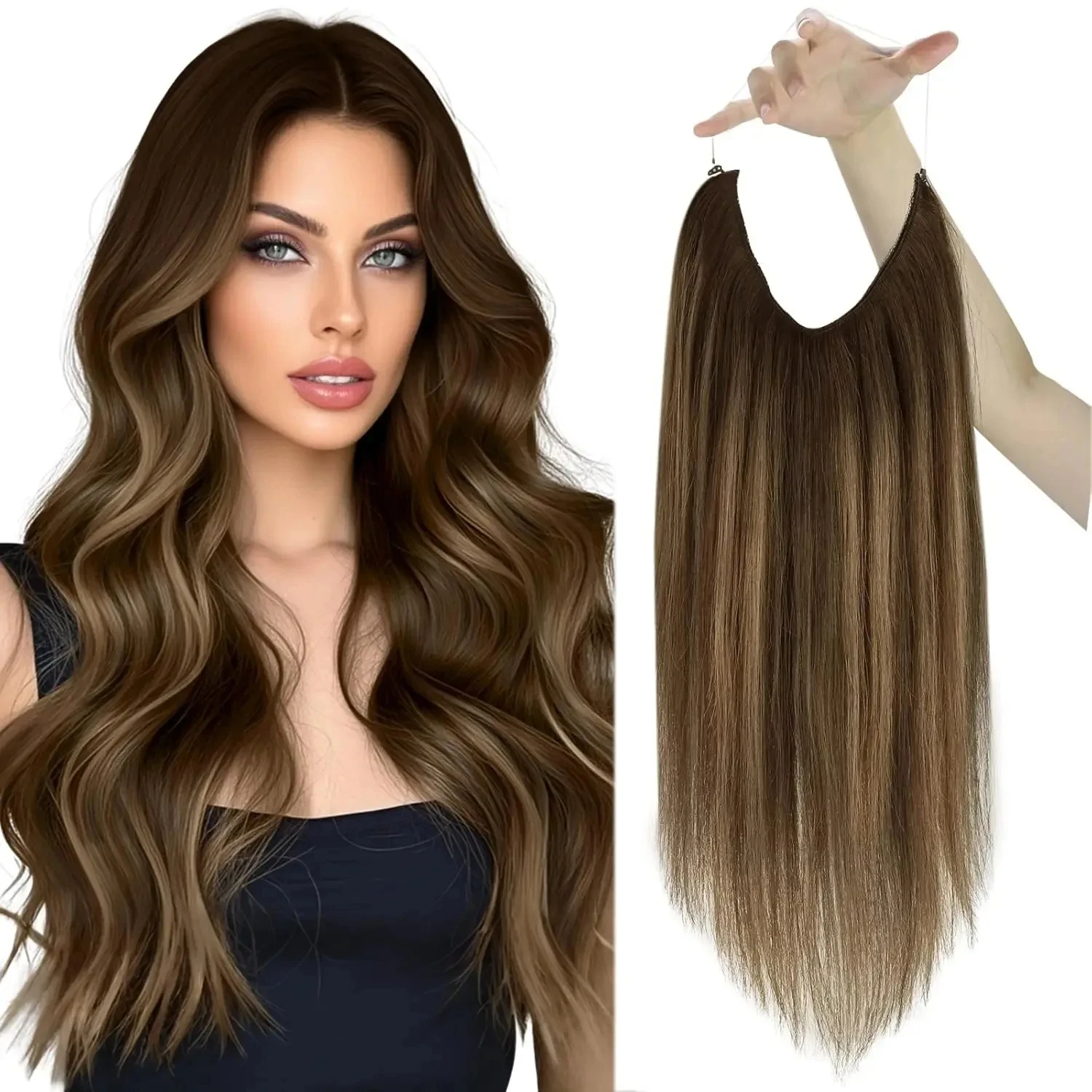 vesunny-ligne-de-poisson-extension-de-cheveux-humains-remy-cheveux-une-piece-fil-invisible-trame-de-cheveux-cheveux-bresiliens-balayage-extensions-de-cheveux
