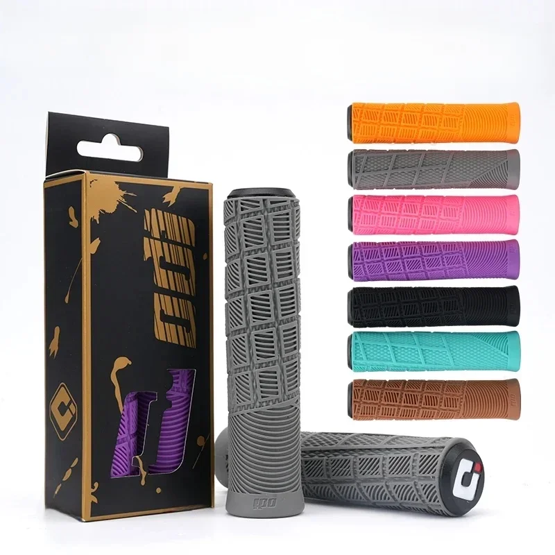 AliExpress 1pair MTB Silicone Bicycle Handlebar Grips Mountain Bike Grips BMX Fixie Bike Soft Grips Shockproof Cycling Parts Accessories