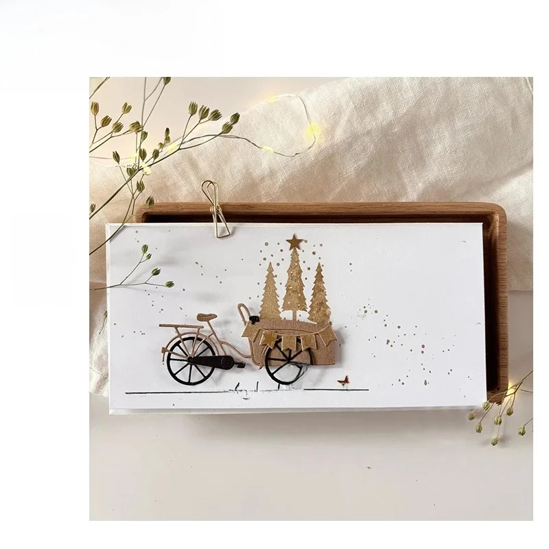 AliExpress Piggy Craft metal cutting dies cut die mold Cargo bicycle Scrapbook paper craft knife mould blade punch stencils dies