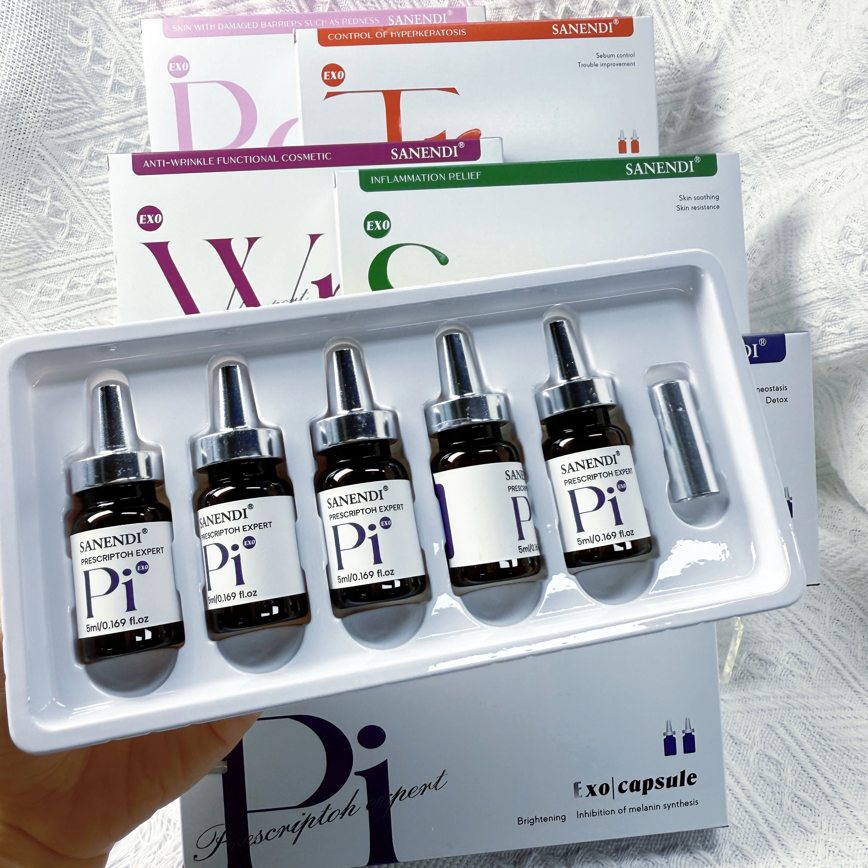 

Sanendi Korean Skin Care Capsule Series Nourishing Moisturizing Repairing And Hydrating Face Care Essence Set 5mlx5