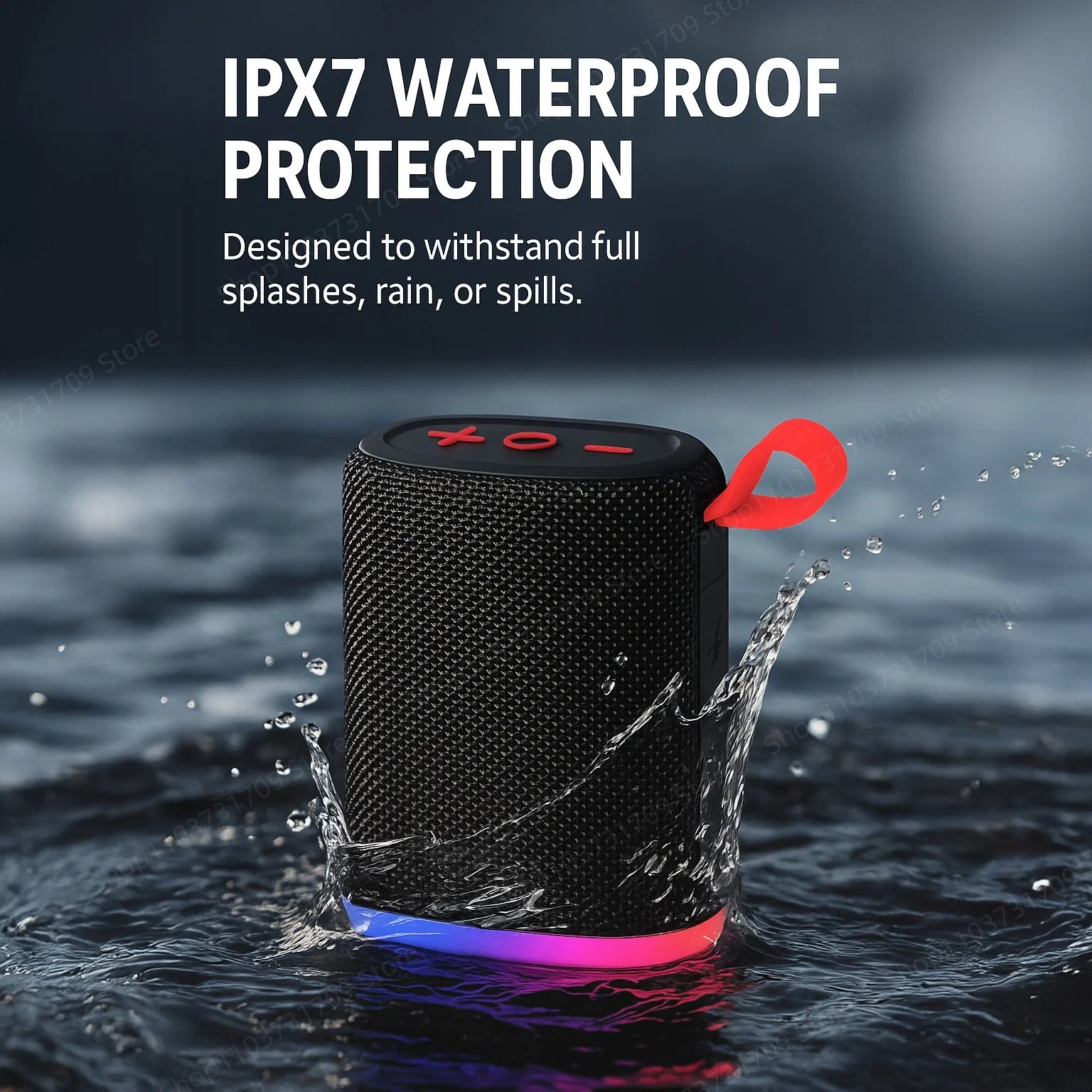 

Mini Portable Bluetooth Speaker IPX7 Waterproof Wireless Stereo Sound Deep Bass TF Card Hands-Free Call Outdoor Travel party