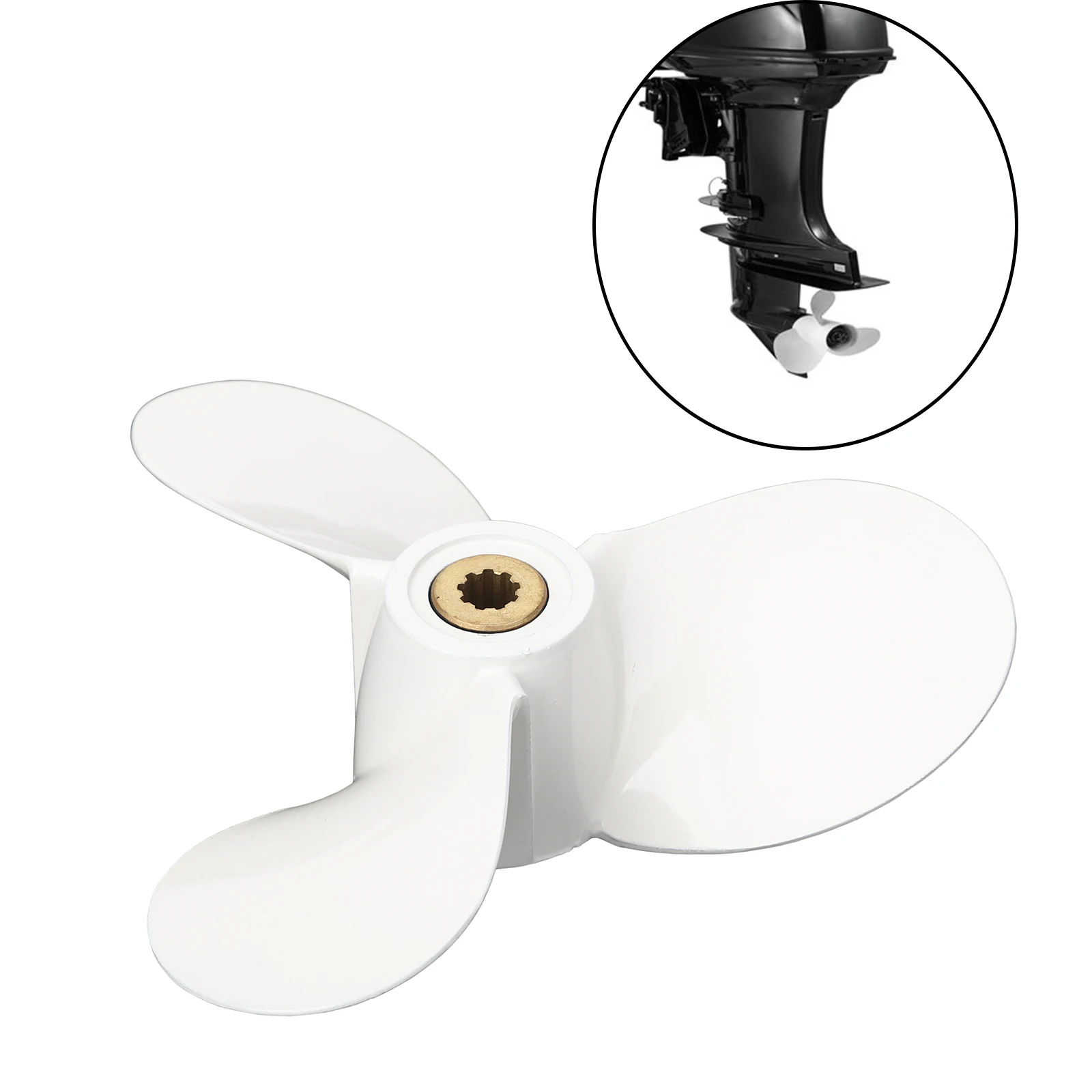 

Лодочный гребной винт 6E0-45943-01el Аксессуар для 7 1/2 x 8 BA 4HP 5HP