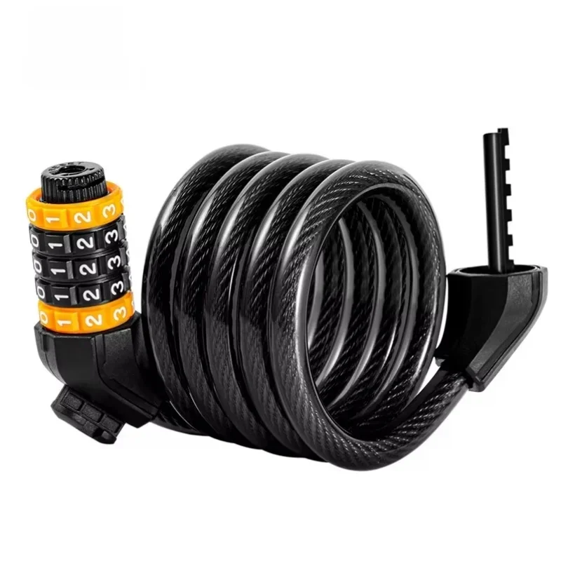 AliExpress West Biking WEST BIKING Bicycle Lock 5-digit Password Anti-theft Safety Cable Lock MTB Road Bike Motorcycle Cycling Lock Bicycle Accessories