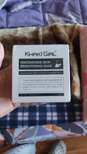 Niacinamide Skin Brightening Soap Gentle Cleansing Bar Lasting Moisturizing Hydrating Facial Body Cleaning Soap Daily Skin Care photo review