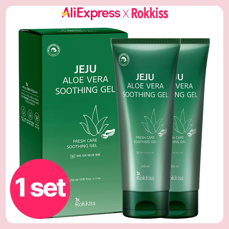 Rokkiss Aloe Vera Soothing Gel 2pieces 250ml, 1set