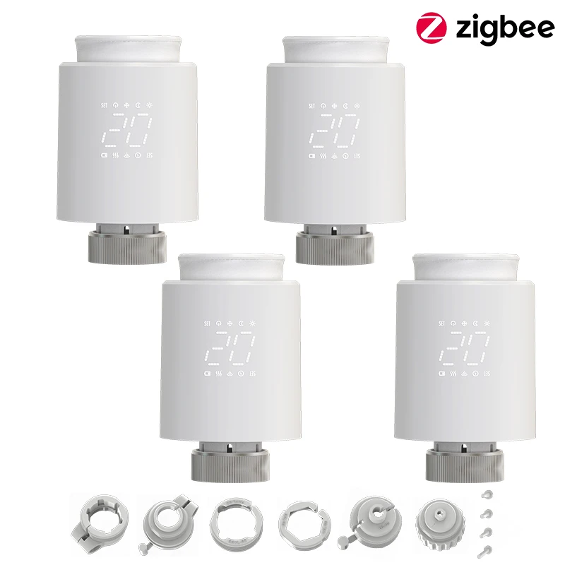EZAIOT Tuya ZigBee Smart TRV Thermostatventil Thermostat Heizkörperantrieb Temperaturregler Stimme Alexa Google Home Alic