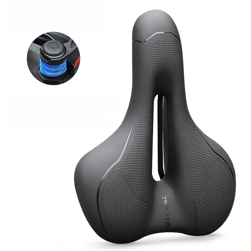 AliExpress cycle zone Bicycle Hollow Seat Cushion Soft High Elasticity Durable MTB Road Bike Cushion Breathable Anti-slip Seat Cycling Accessories