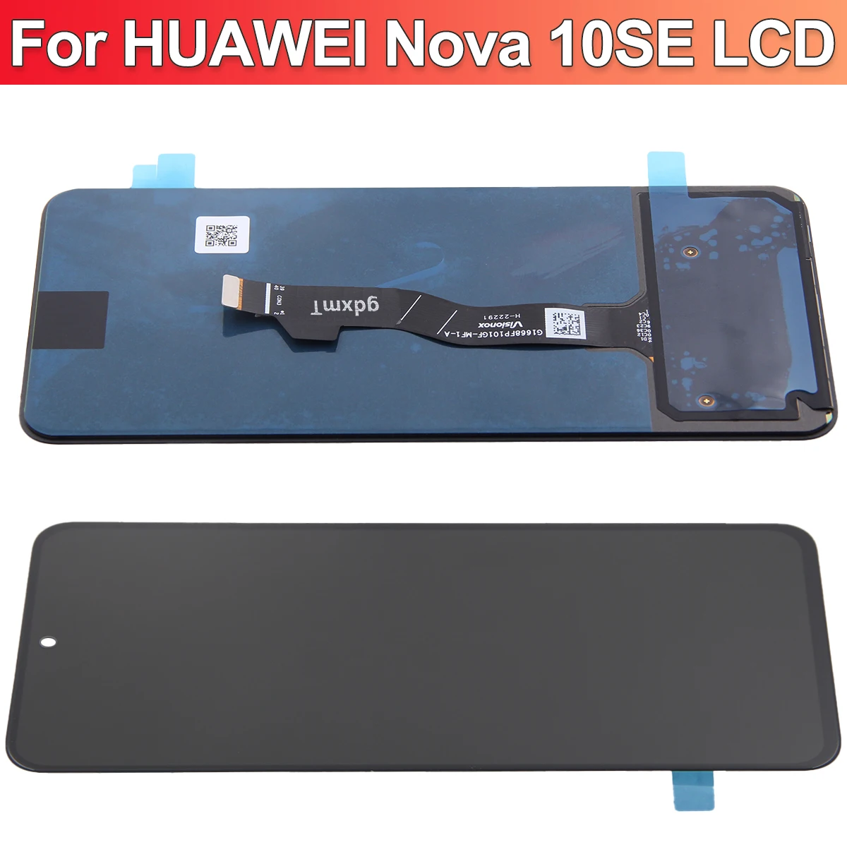 6.67\'\' Tested For Huawei Nova 10 SE LCD BNE-LX1, BNE-LX3 Display Screen Frame+Touch Panel Digitizer Assembly Replacement