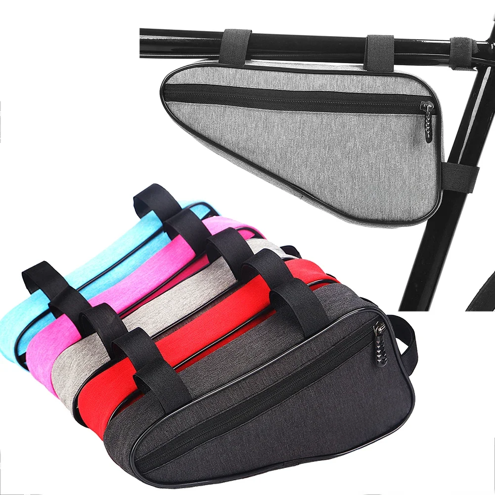 AliExpress Mountain Bike Triangular Storage Bag Road Cycling Front Frame Pouch Bag MTB Bike Organizer Pouch