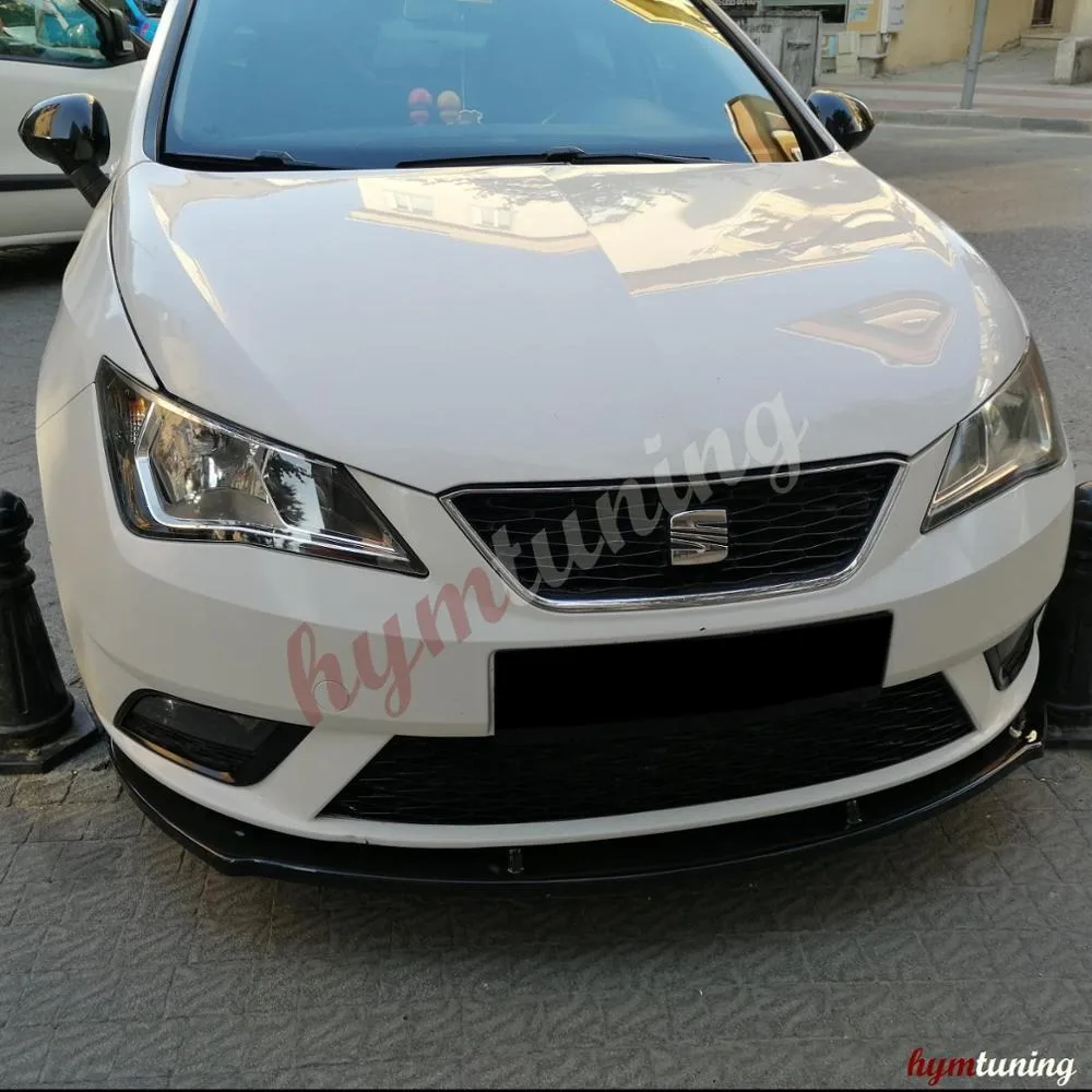 Seat Ibiza Between 2007-2018 Years Universal 3mm Front Bumper Attachment New Black Lip Splitter Diffuser Body Kit Sport Quality