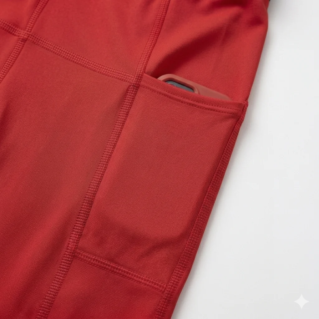 Afbeelding 5: Compressieshorts Anti-schuren ondergoed voor heren Basislaag Sneldrogende hardloopshorts met zakken voor training en gymactiviteiten