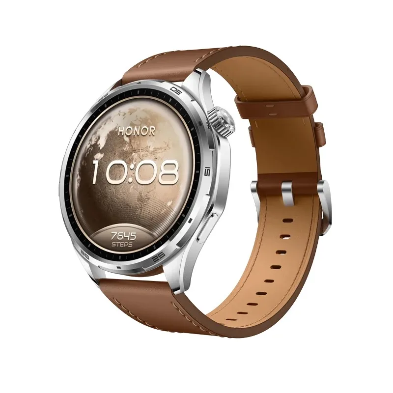 HONOR Watch 6 Smartwatch, 1,46-Zoll AMOLED-Display bis 3000 Nits, bis zu 35 Tage Akkulaufzeit, Dual-Band-GPS, 120+ Sportmodi, Profi-Fußball- & Badmintonmodus, Bluetooth-Anrufe, NFC-Bezahlung, 5 ATM &